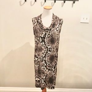 Michael Kors Animal Print Sheath Dress | Size M